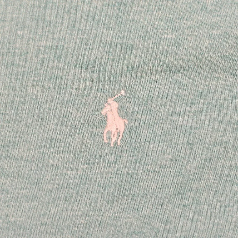 Polo Ralph Lauren Mens XL Heather Mint Green Short Sleeve‎ Polo Shirt Pony Logo